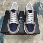 Replica Prada Leisure Sneaker in Blue with Brown