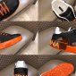 Replica DG Sneaker Portofino in Black and Orange sole