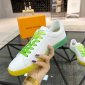 Replica Louis Vuitton Casual shoes in White with Green