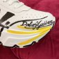 Replica DG Sneaker Hand drawn in White with Yellow and Bla