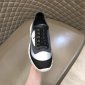 Replica Fendi Leisure Sneaker in Black with White and Grey