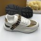 Replica BurBerry Sneaker in White with Brown