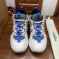 Replica BurBerry Sneaker in White with Blue and Green
