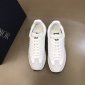 Replica Dior Sneaker B01 in White with Black Logo