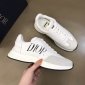 Replica Dior Sneaker B01 in White with Black Logo