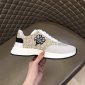 Replica Dior Sneaker B01 in White with Brown Logo