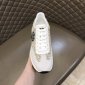 Replica Dior Sneaker B01 in White with Brown Logo