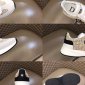 Replica Dior Sneaker B01 in White with Brown Logo