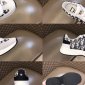 Replica Dior Sneaker B01 in White with Black Logo