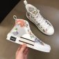 Replica BL - DIR B23 White Floral Print HIGH-TOP SNEAKER | Womens high top sneakers, Sneakers, Women men shoes