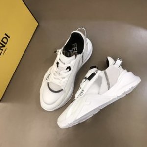 Fendi Sneaker nylon low-tops in White
