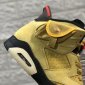 Replica Nike Sneaker Travis Scott x Air Jordan6 in Yellow