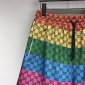 Replica GUCCI double G colorful rainbow shorts