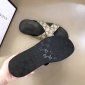 Replica Gucci Slipper in Black with Brown Logo