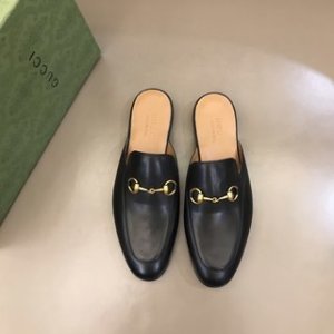 Gucci high quality men's half slipper