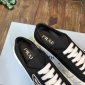 Replica Prada classic sneaker with double Canvas