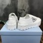 Replica Prada classic sneaker with double Canvas