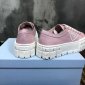 Replica Prada classic sneaker with double Canvas