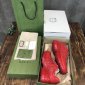 Replica GUCCI Aria 100th Anniversary Rhyton Sneakers Printed Leather Red