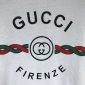 Replica GUCCI 2022SS “Gci Firenze 1921” T-shirt