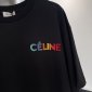 Replica Celine 2022 new arrival rainbow T-shirt