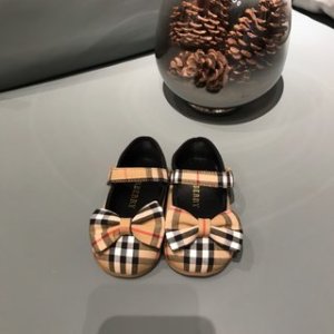 Burberry 2022 bowknot Children's princess shoes