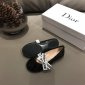 Replica Dior 2022 Children's princess shoes bowknot Dancing shoes