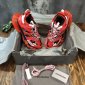 Replica Balenciaga Triple S retro Clunky Sneakers in Red