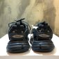 Replica Balenciaga Triple S retro Clunky Sneakers in Black