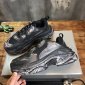 Replica Balenciaga Triple S retro Clunky Sneakers in Black