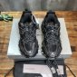 Replica Balenciaga Triple S retro Clunky Sneakers in Black