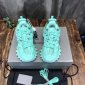 Replica Balenciaga Triple S retro Clunky Sneakers in Cyan