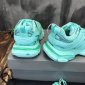 Replica Balenciaga Triple S retro Clunky Sneakers in Cyan