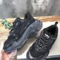 Replica Balenciaga Triple S retro Clunky Sneakers  in Black