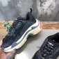 Replica Balenciaga Triple S retro Clunky Sneakers in Black