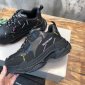 Replica Balenciaga Triple S retro Clunky Sneakers in Black