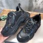 Replica Balenciaga Triple S retro Clunky Sneakers in Black