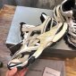 Replica BALENCIAGA Track Trainer LED Sneakers in Beige