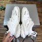 Replica BALENCIAGA Track Trainer LED Sneakers in Beige