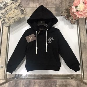 LV Embroidered Letters Children's Hoodies