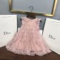 Replica Dior 2022 New Pink Girl's Dress