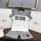Replica Dior 2022 Boy's T-shirt and Shorts Set