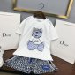 Replica Dior 2022 Classic Boy's T-shirt and Shorts set
