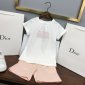 Replica Dior 2022 Girl's T-shirt and Shorts Set
