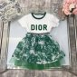 Replica Dior 2022 New Girl's T-shirt & Skirt Set