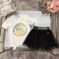 Replica Dior 2022 New Girl's T-shirt & Skirt Set