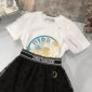 Replica Dior 2022 New Girl's T-shirt & Skirt Set