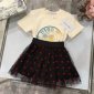 Replica Dior 2022 New Girl's T-shirt & Skirt Set