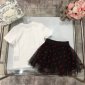 Replica Dior 2022 New Girl's T-shirt & Skirt Set