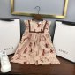 Replica Gucci 2022 New Cat Print Girl's Dress